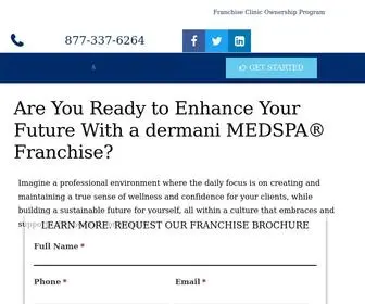 Ownamedspafranchise.com(Dermani MEDSPA®) Screenshot