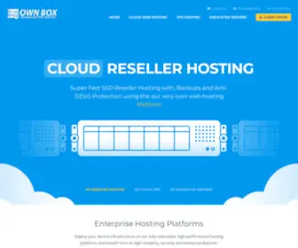 Ownbox.co.uk(UK Web & VPS Hosting) Screenshot