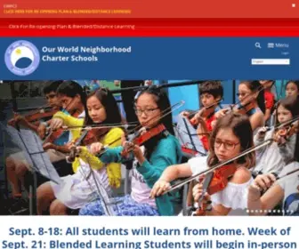 OWNCS.org(Our World Neighborhood Charter School) Screenshot