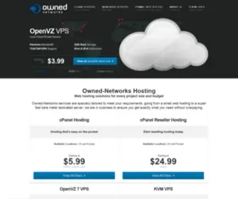 Owned-Networks.net(Performance SSD VPS and Shared Hosting in Miami) Screenshot