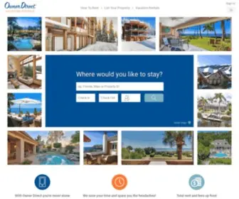Ownerdirect.com(Owner Direct Vacation Rentals) Screenshot
