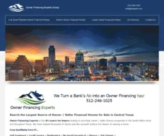 Ownerfinancingexperts.com(Owner Financing Experts Group) Screenshot