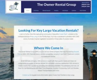 Ownerrentalgroup.com(Ocean Reef Club Vacation Rentals) Screenshot