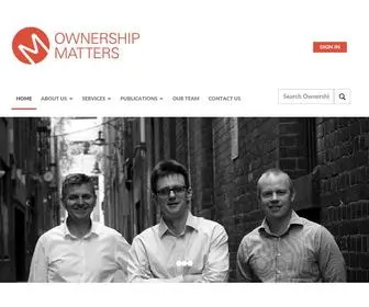 Ownershipmatters.com.au(Ownership Matters) Screenshot