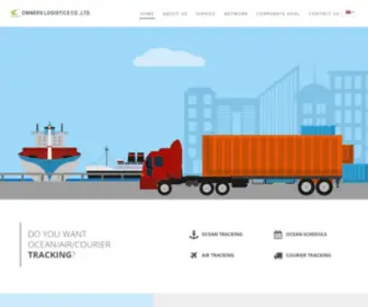 Ownerslogistics.com(Owners Logistics) Screenshot