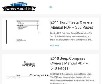 Ownersmanualhub.com(Owners Manual Hub) Screenshot