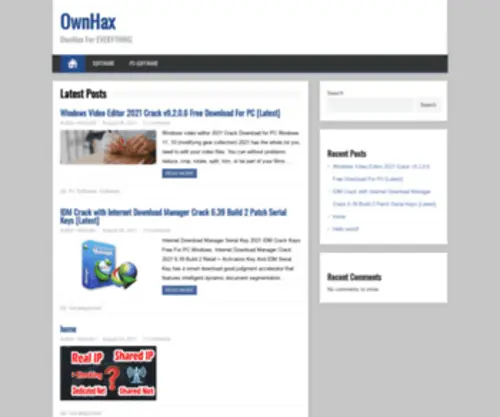 Ownhax.com(OWN HAX) Screenshot