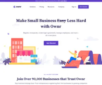 OWNR.co(Start, Manage, and Grow Your Business) Screenshot