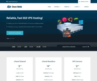 Ownweb.co.uk(CPanel Reseller Hosting) Screenshot