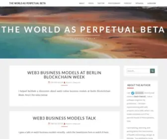 Owocki.com(The World As Perpetual Beta) Screenshot