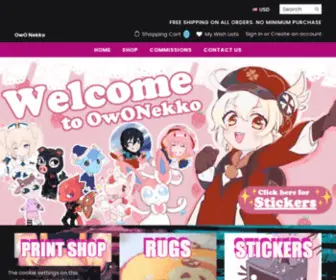 Owonekko.com(OwO Nekko) Screenshot