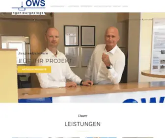 OWS-Online.de(Baugrundgutachten in NRW) Screenshot