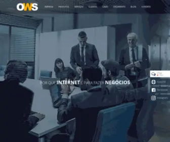 OWS.com.br(A OWS é uma empresa de tecnologia da informação com mais de 20 anos com sede em Passo Fundo) Screenshot