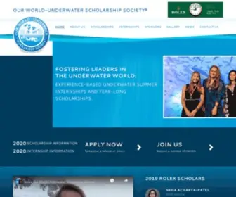 Owuscholarship.org(OUR WORLD) Screenshot