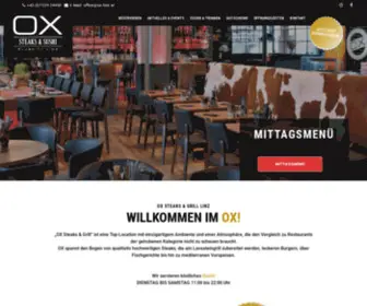 OX-Linz.at(Steaks & Grill) Screenshot