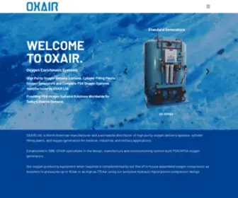 Oxair.com(Oxygen Generators) Screenshot