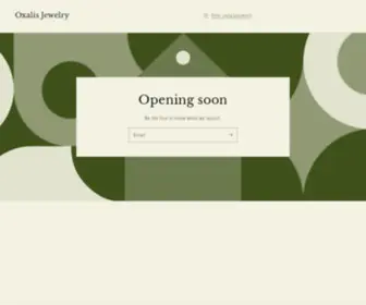 Oxalisjewelry.com(Oxalis Jewelry) Screenshot