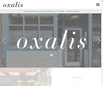 Oxalisnyc.com(Oxalis in Brooklyn) Screenshot