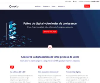 Oxatis.com(Développez votre business en ligne) Screenshot