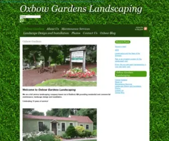 Oxbowgardens.com(Oxbow Gardens Landscaping) Screenshot