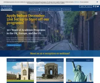 Oxbridgeprograms.com(Oxbridge Academic Programs) Screenshot