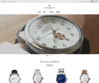 Oxbridgewatches.com(Oxbridge Watches) Screenshot