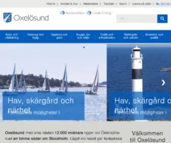 Oxelosund.se(Oxelösunds kommun) Screenshot