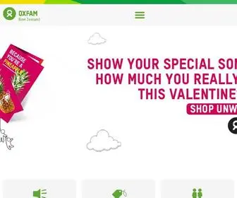 Oxfam.org.nz(Oxfam NZ) Screenshot