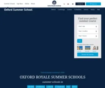 Oxford-Royale.co.uk(Oxford Royale Academy) Screenshot
