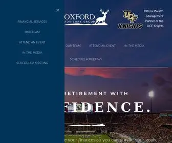 Oxfordadvisorygroup.com(Certified Retirement Financial Planner Orlando FL) Screenshot