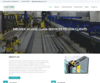 Oxfordaluminum.com(Oxford Aluminum & Glass Industries) Screenshot