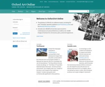 Oxfordartonline.com(Oxford Art) Screenshot