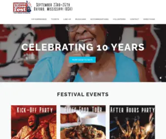 Oxfordbluesfest.com(Just a reason to celebrate) Screenshot