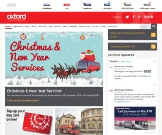 Oxfordbus.co.uk(Oxford Bus Company) Screenshot