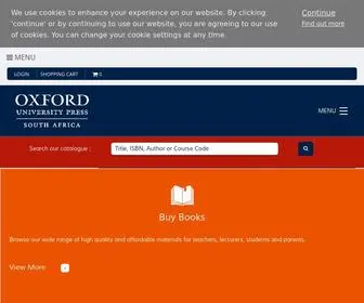 Oxford.co.za(Oxford University Press) Screenshot