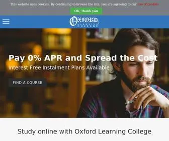 Oxfordcollege.ac(Oxford Learning College) Screenshot