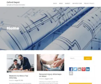 Oxforddepot.net(We build community information) Screenshot