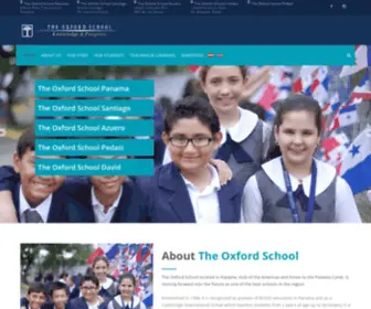 Oxford.edu.pa(British School in Panama) Screenshot