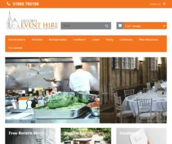 Oxfordeventhire.co.uk(Oxford Event Hire Ltd) Screenshot