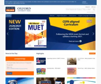 Oxfordfajar.com.my(Oxford University Press) Screenshot