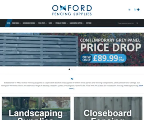 Oxfordfencing.co.uk(Oxfordfencing) Screenshot