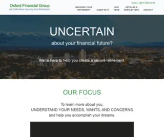 Oxfordfinancialgroup.com(Oxford Financial Group) Screenshot