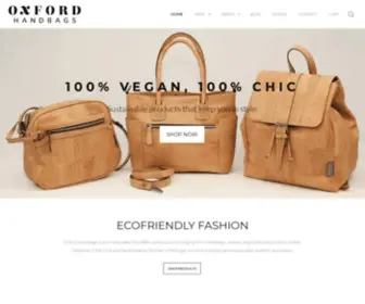 Oxfordhandbags.com(Oxford Handbags) Screenshot