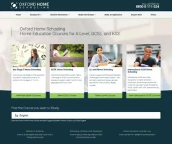 Oxfordhomeschooling.co.uk(Oxford Home Schooling) Screenshot