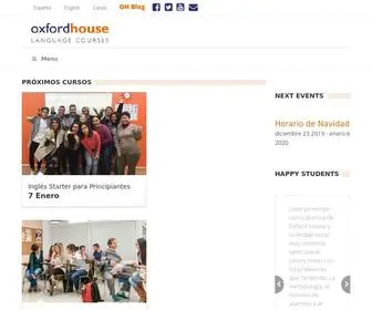 Oxfordhousebcn.com(Academia de Idiomas) Screenshot