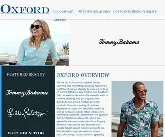 Oxfordinc.com(Oxford Industries) Screenshot