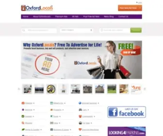Oxfordlocals.com(Oxford Locals Free Online Classified Ads Directory) Screenshot