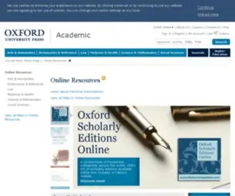 Oxfordonline.com(Online Resources) Screenshot