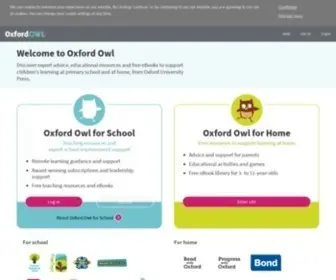 Oxfordowl.co.uk(Oxford Owl for School and Home) Screenshot