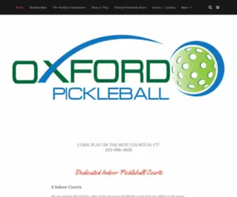 Oxfordpickleball.com(Oxford Pickleball) Screenshot